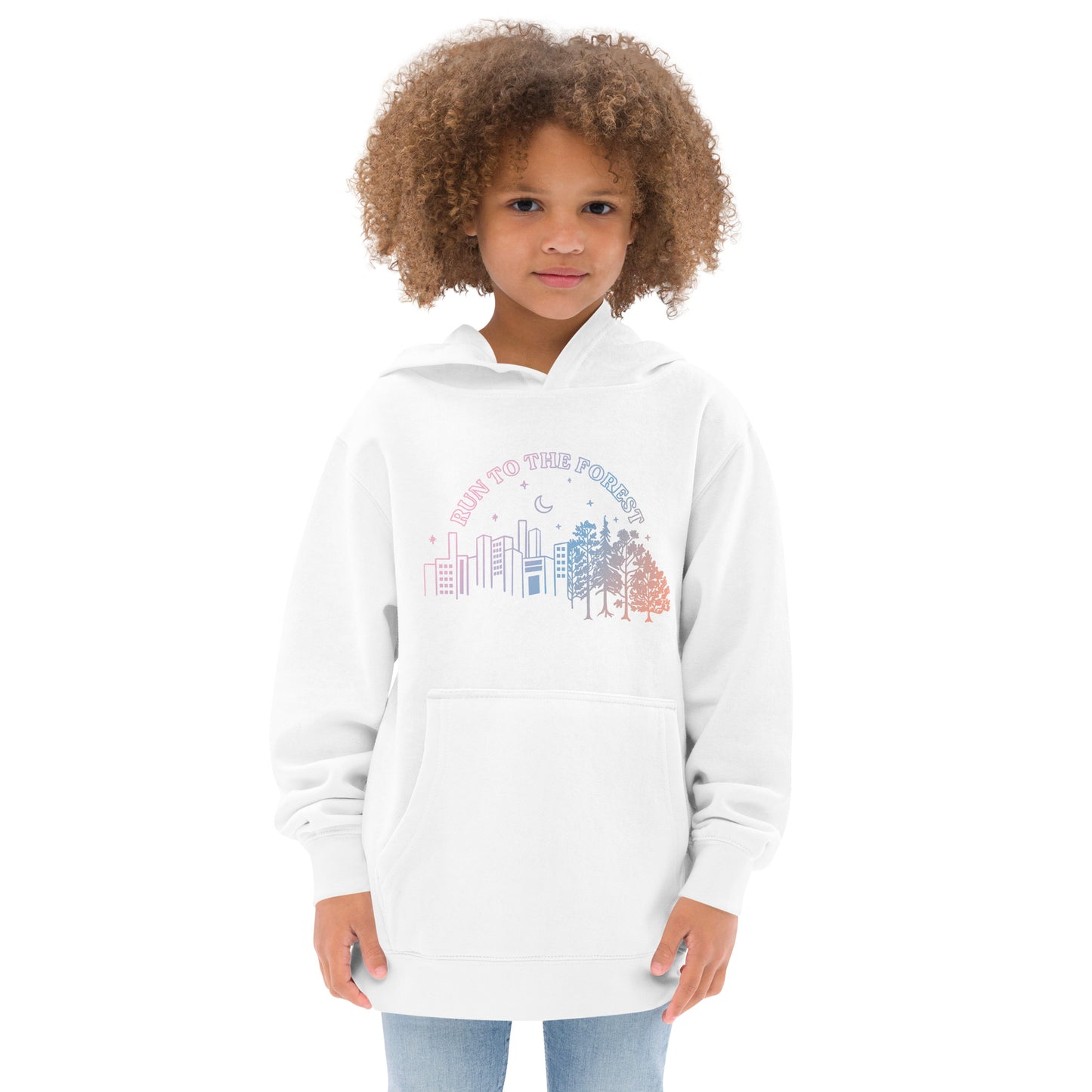 Run to the Forest Kids Fleece Hoodie