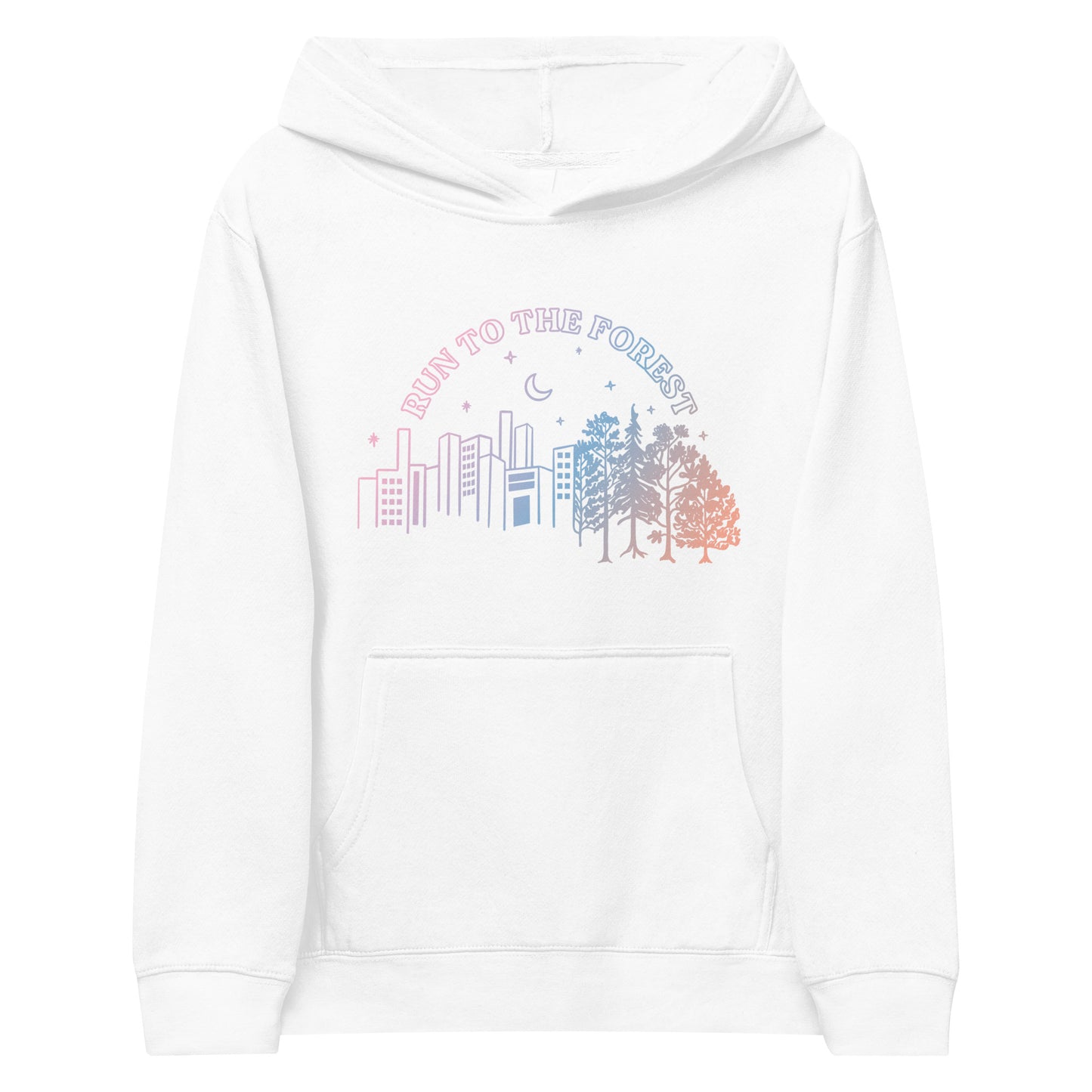 Run to the Forest Kids Fleece Hoodie