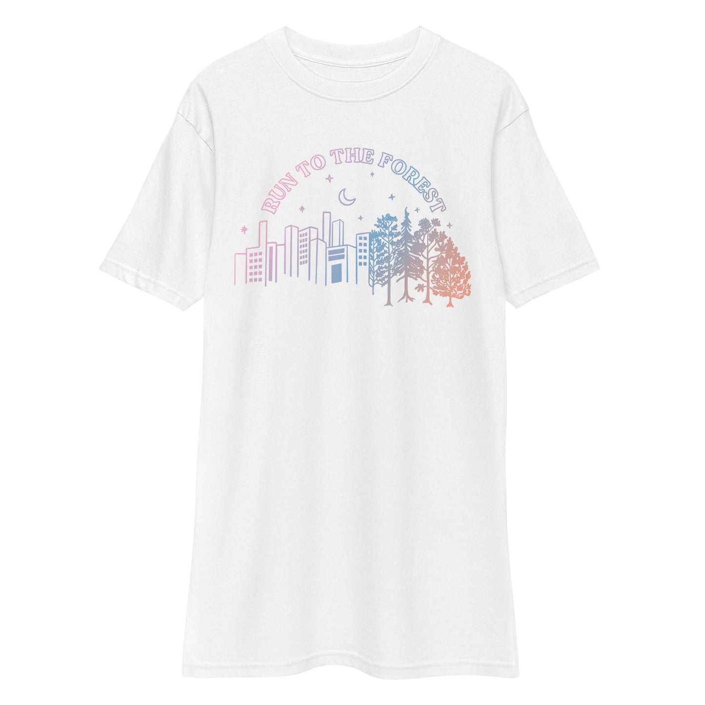 Run to the Forest Premium heavyweight Tee