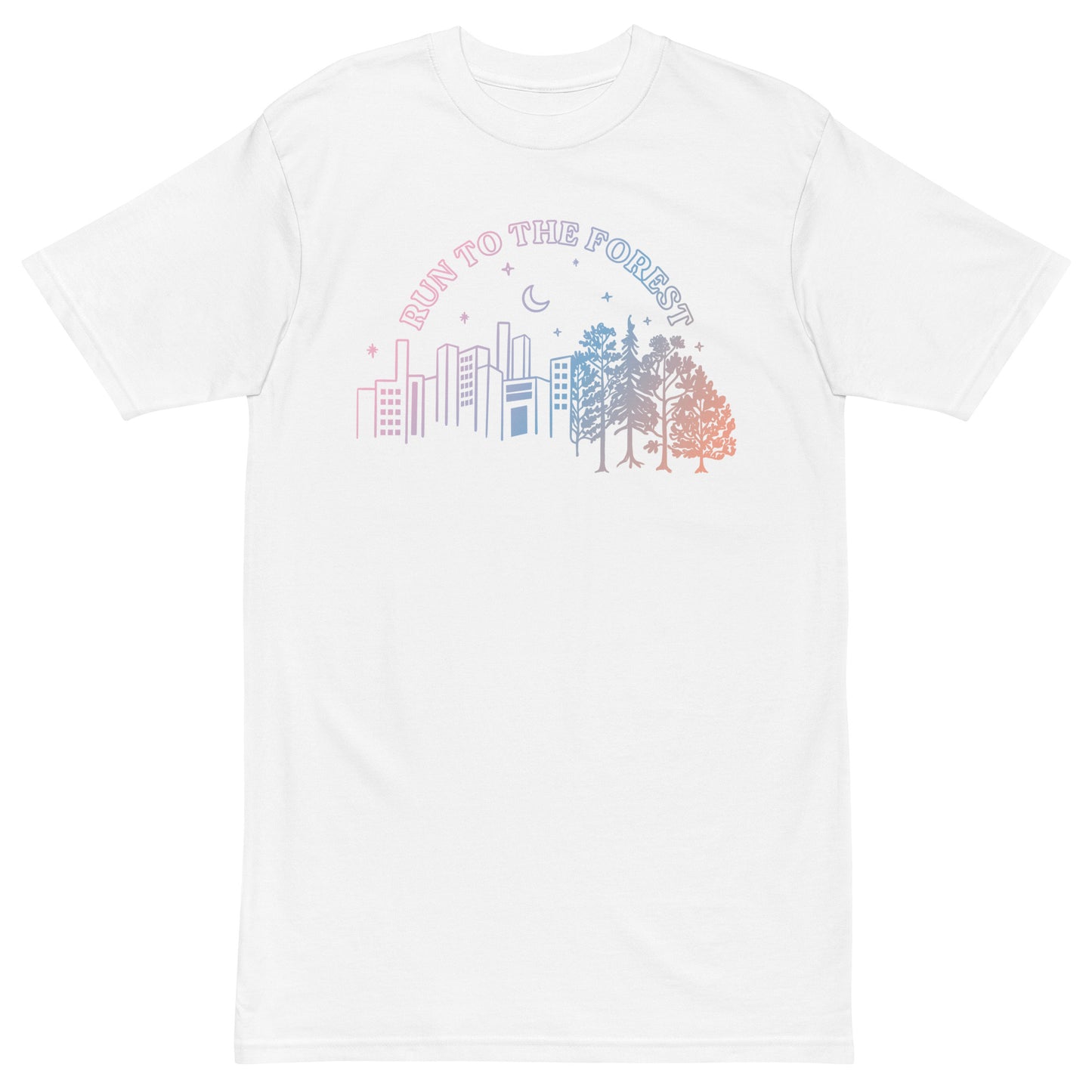 Run to the Forest Premium heavyweight Tee