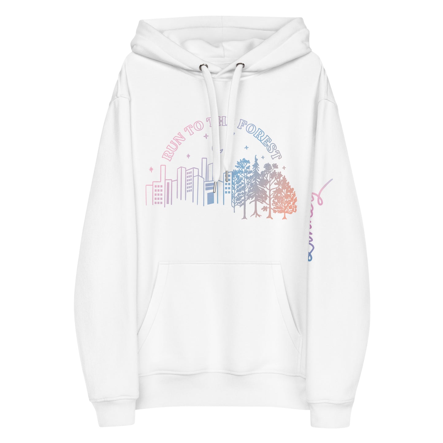 Run to the Forest Wings Premium eco hoodie