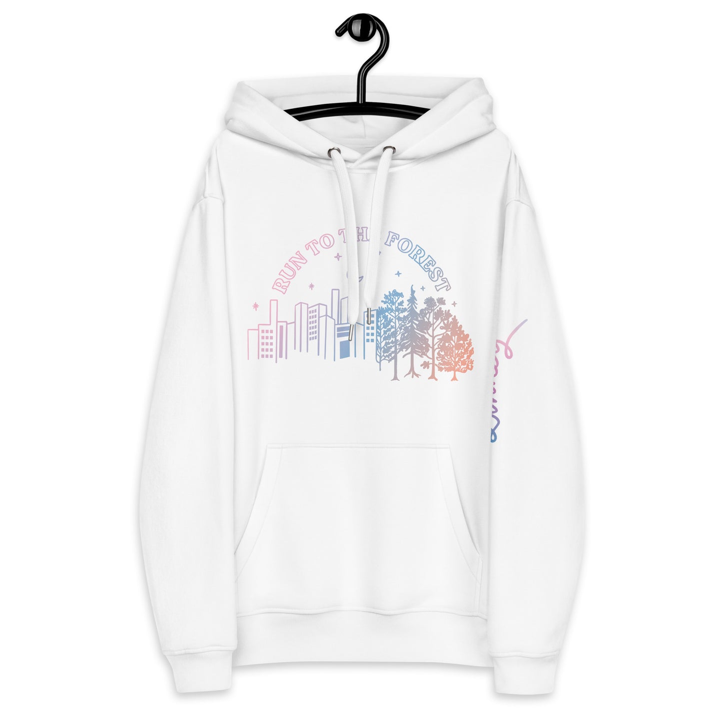 Run to the Forest Wings Premium eco hoodie