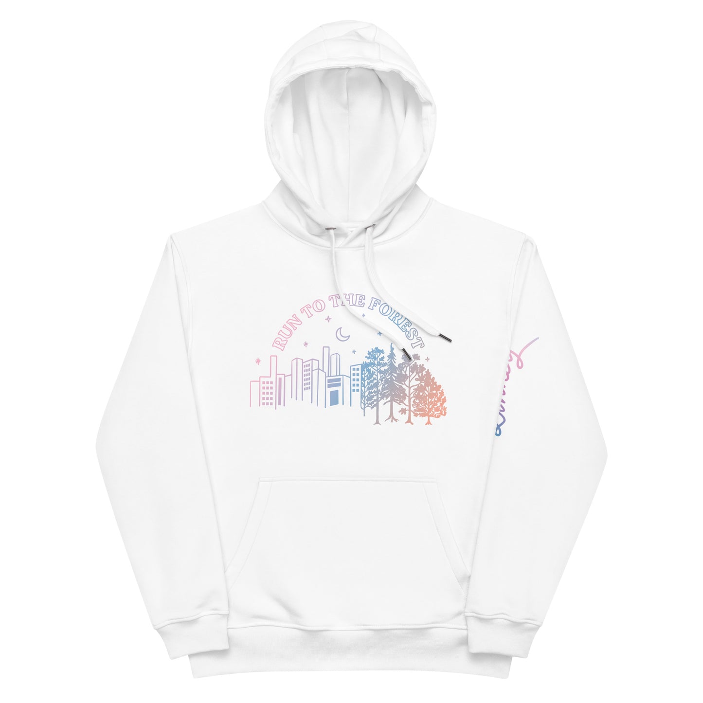 Run to the Forest Wings Premium eco hoodie