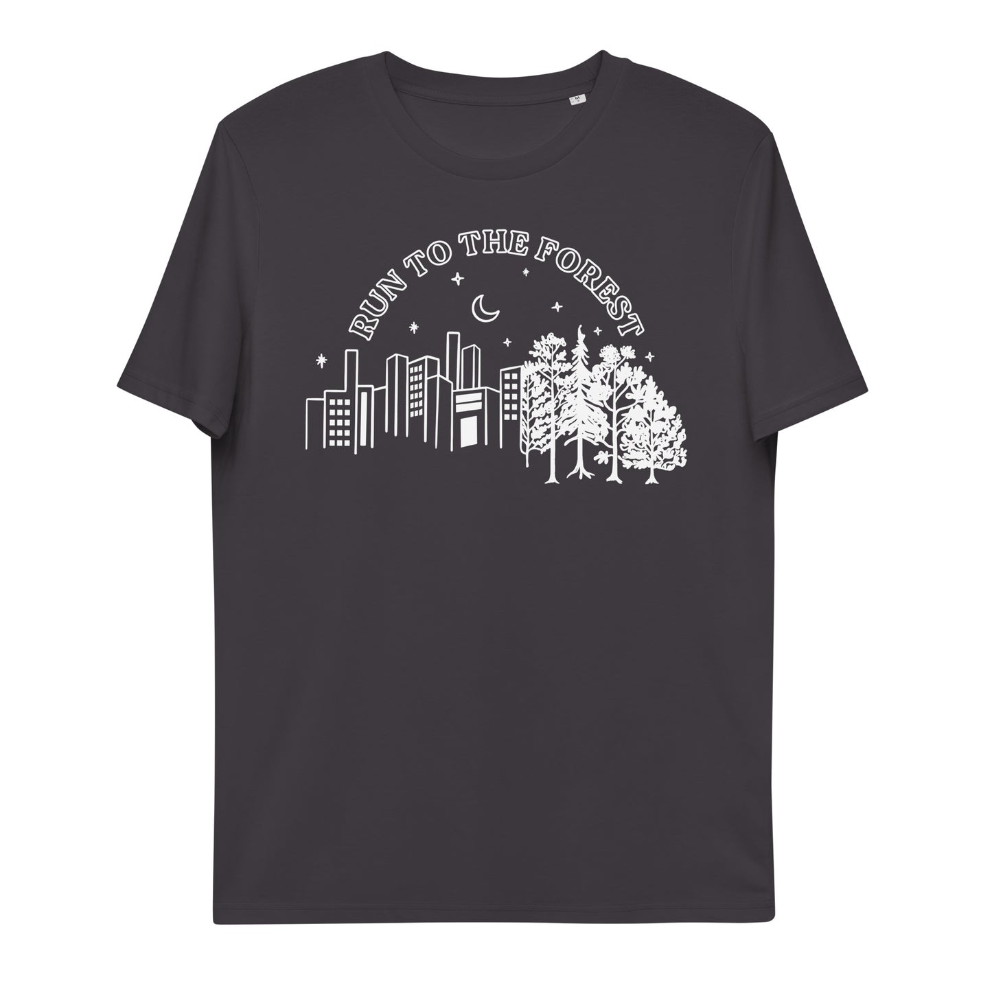 Run to the Forest Unisex organic cotton t-shirt