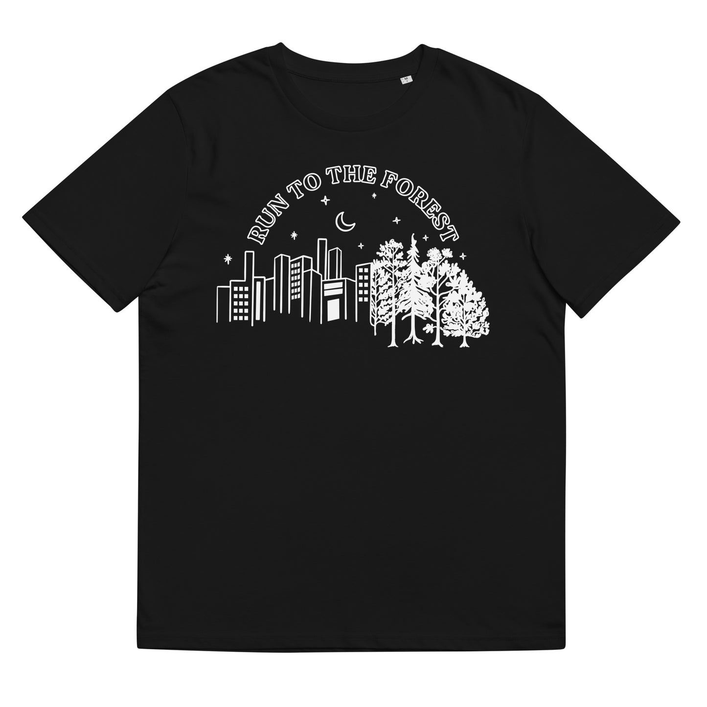 Run to the Forest Unisex organic cotton t-shirt