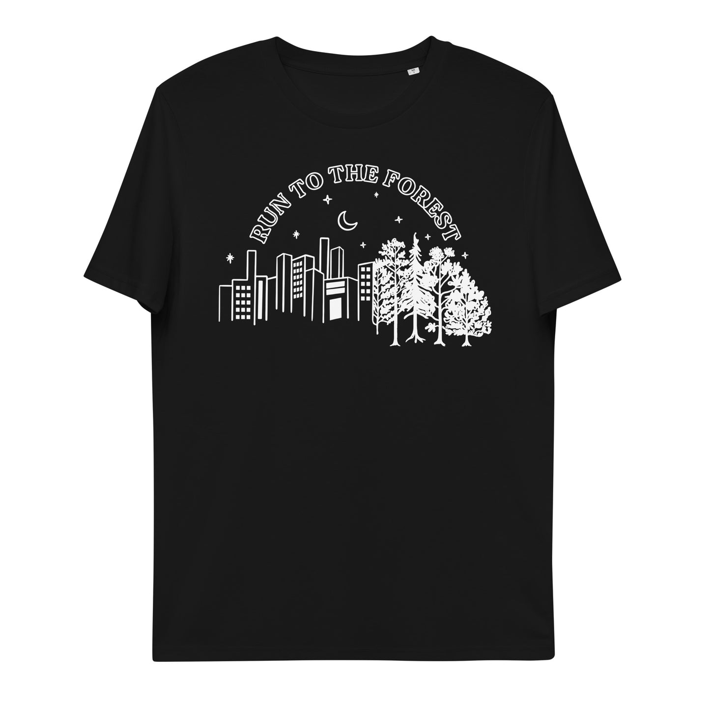 Run to the Forest Unisex organic cotton t-shirt