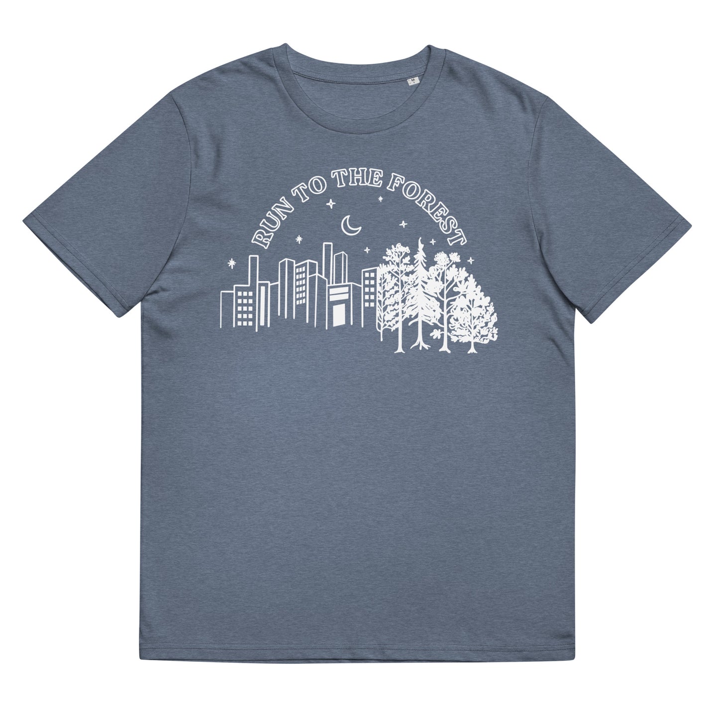 Run to the Forest Unisex organic cotton t-shirt
