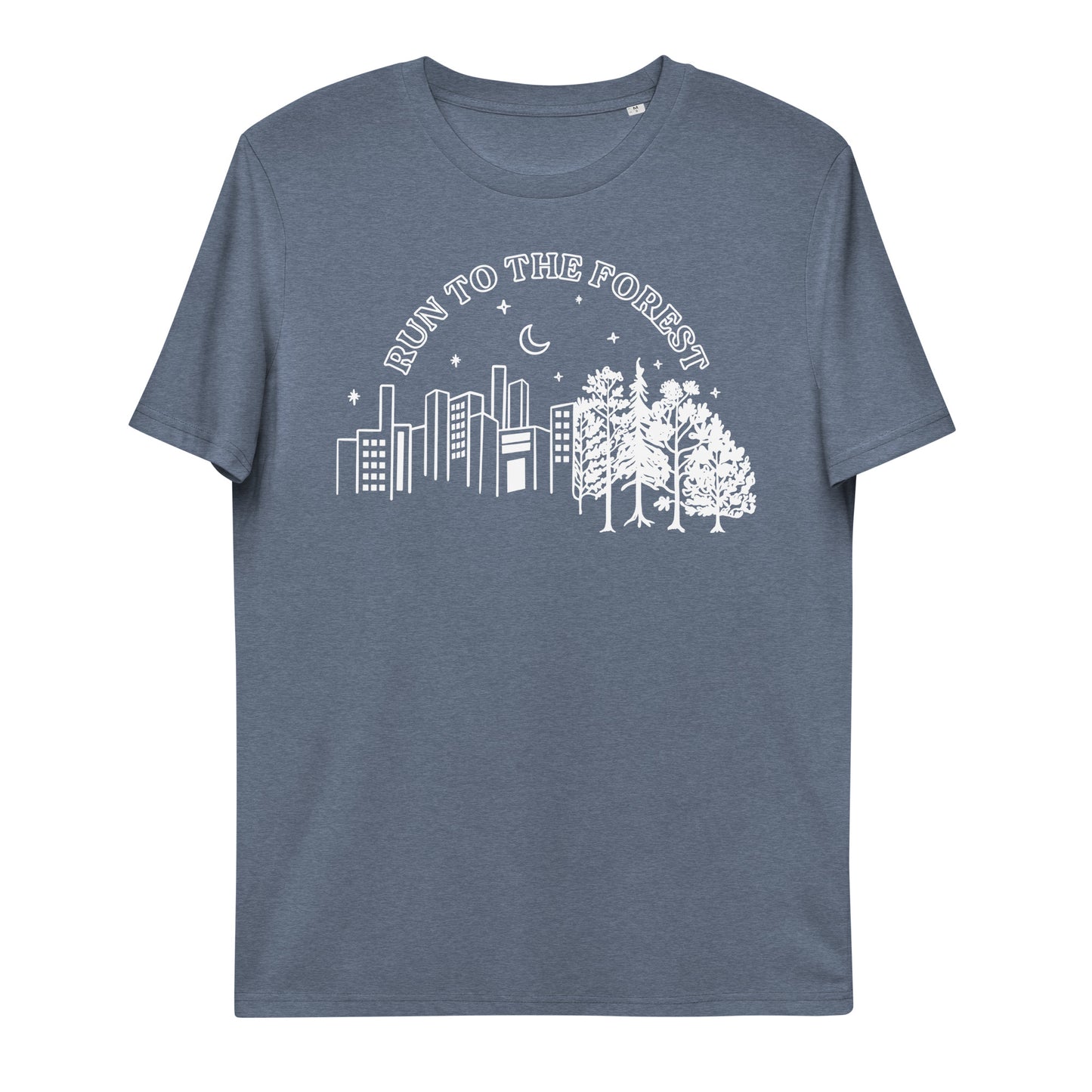 Run to the Forest Unisex organic cotton t-shirt