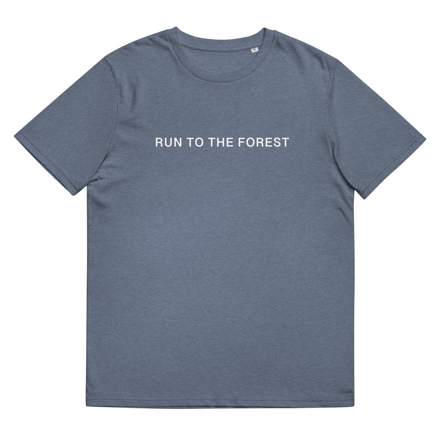 Run to the Forest Bold Unisex Organic Cotton T-shirt