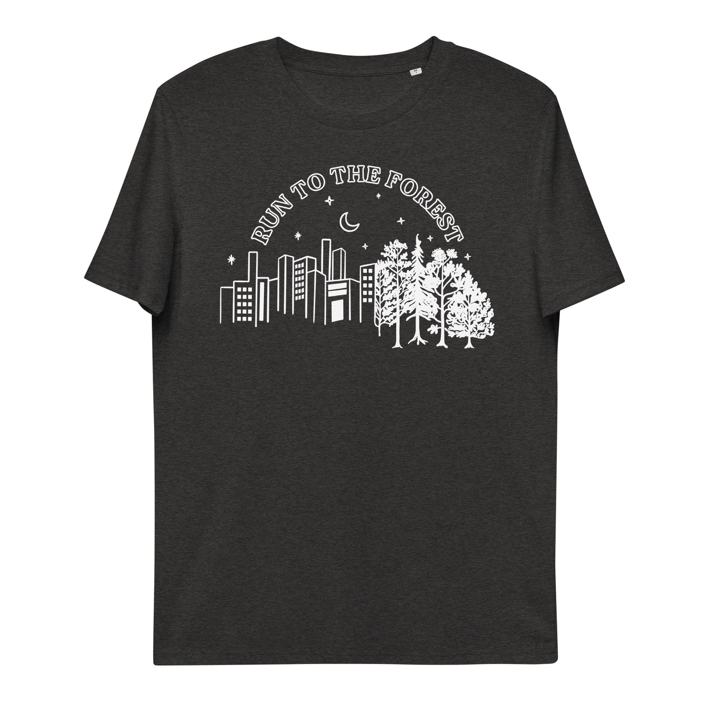 Run to the Forest Unisex organic cotton t-shirt