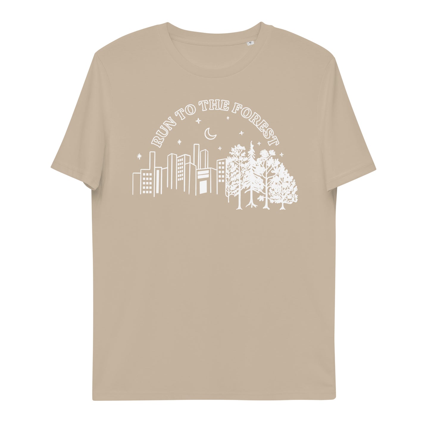Run to the Forest Unisex organic cotton t-shirt