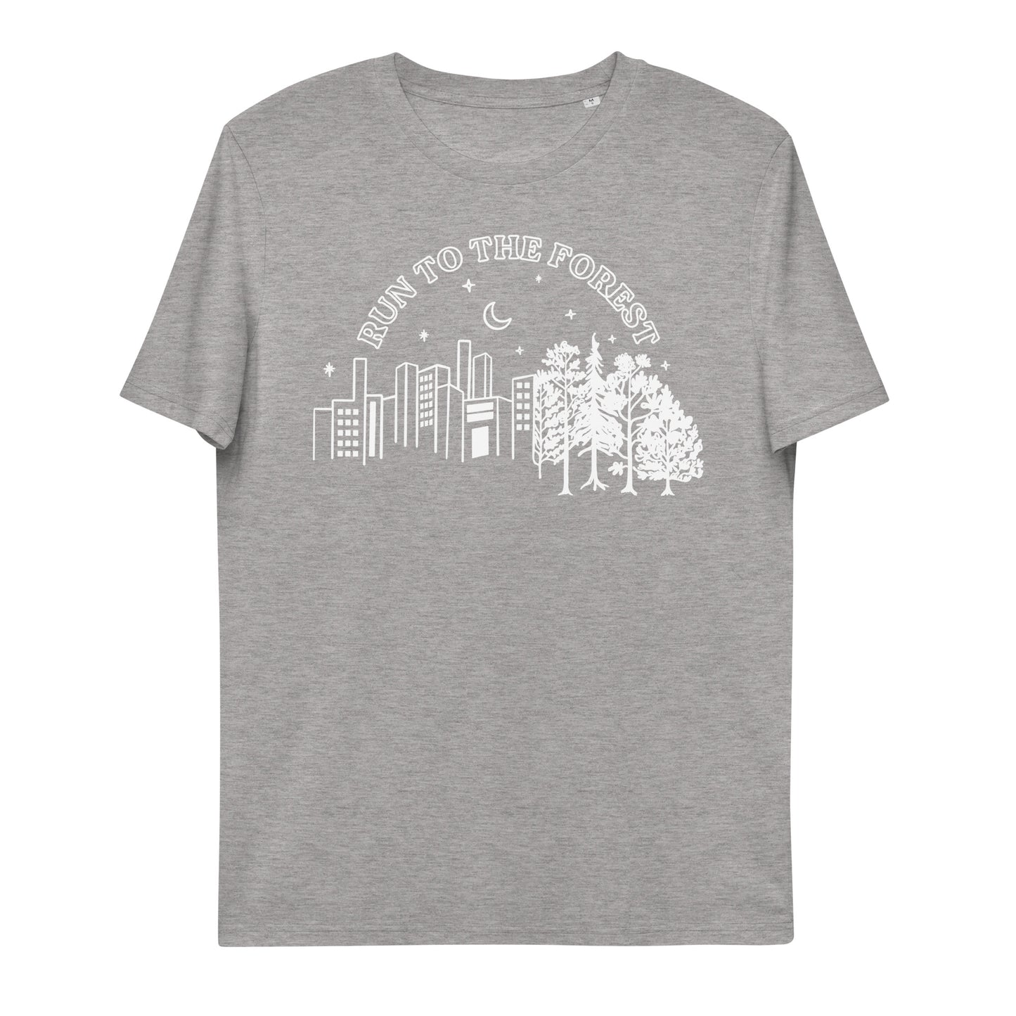 Run to the Forest Unisex organic cotton t-shirt