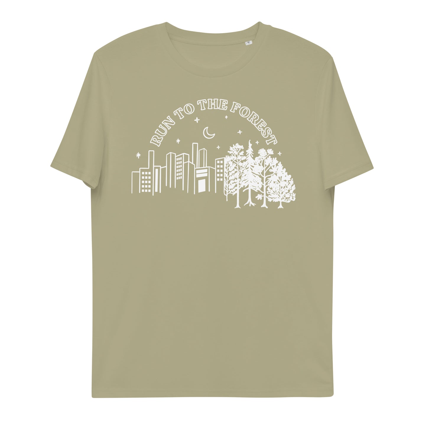 Run to the Forest Unisex organic cotton t-shirt