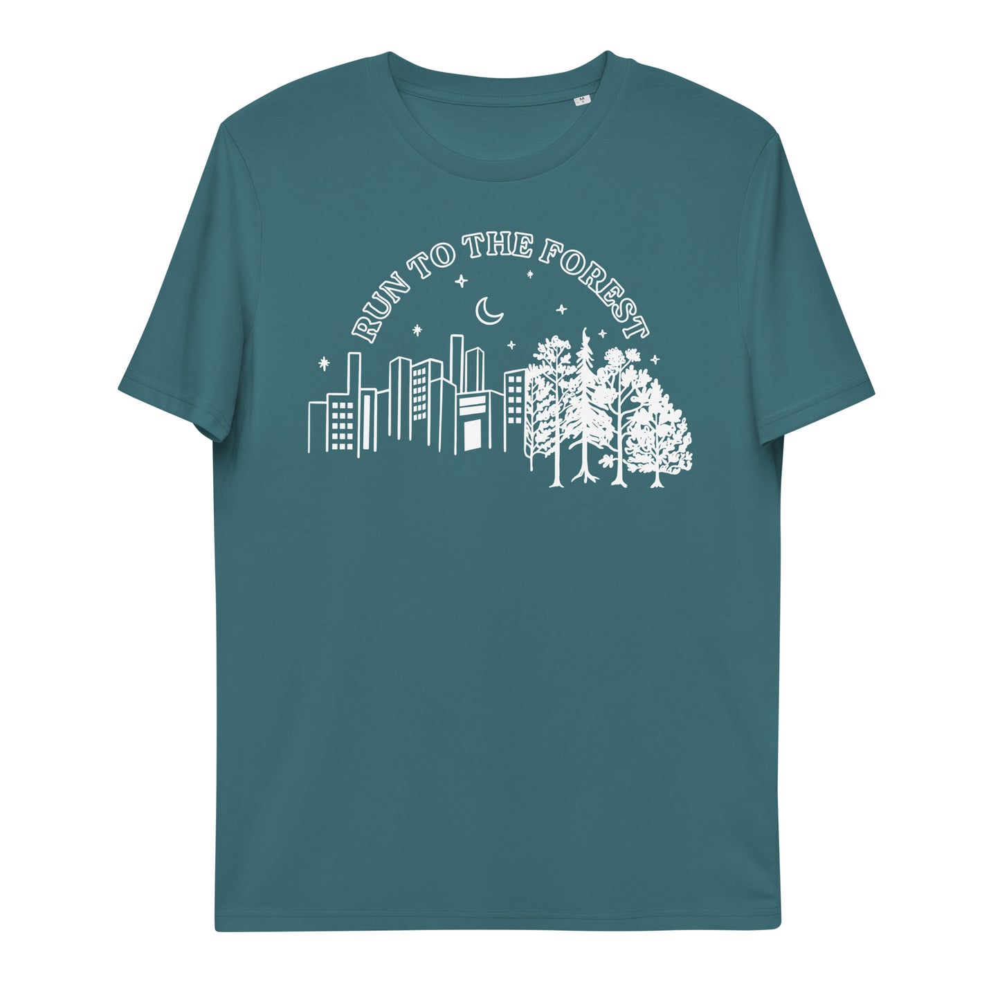 Run to the Forest Unisex organic cotton t-shirt