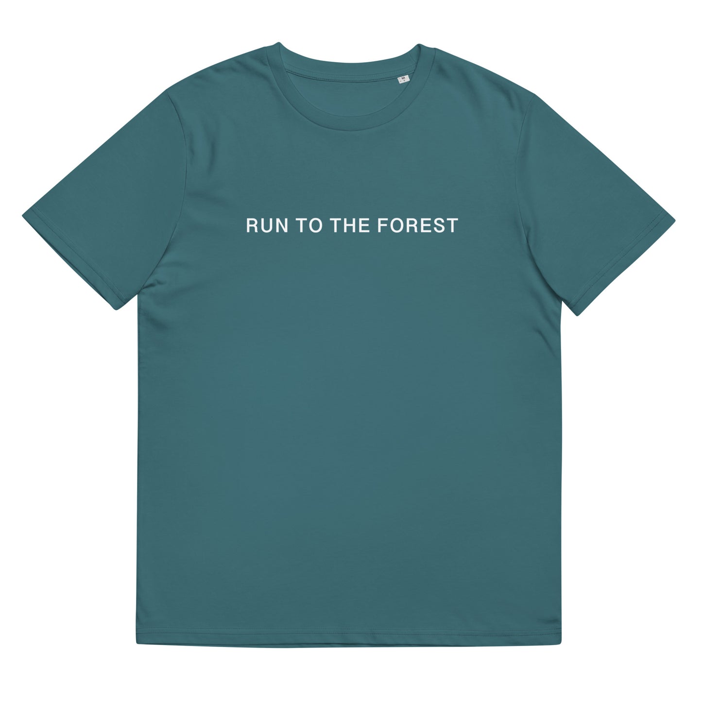 Run to the Forest Bold Unisex Organic Cotton T-shirt