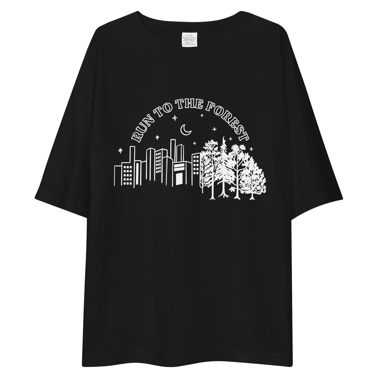 Run to the Forest Unisex Oversized T-shirt