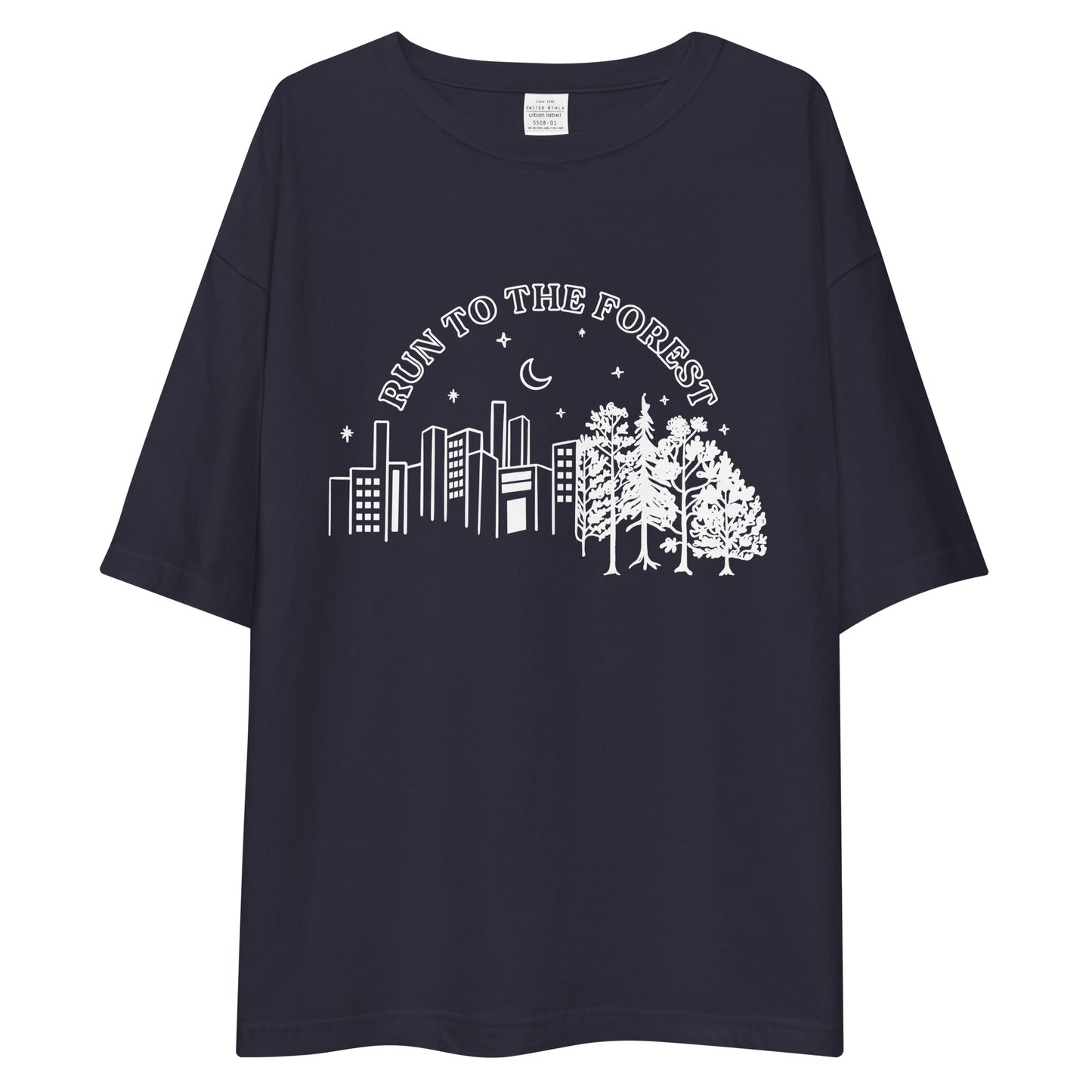Run to the Forest Unisex Oversized T-shirt