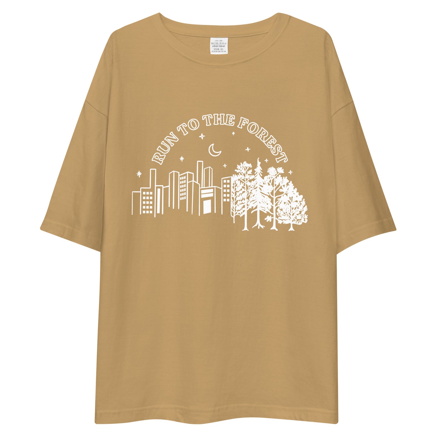 Run to the Forest Unisex Oversized T-shirt